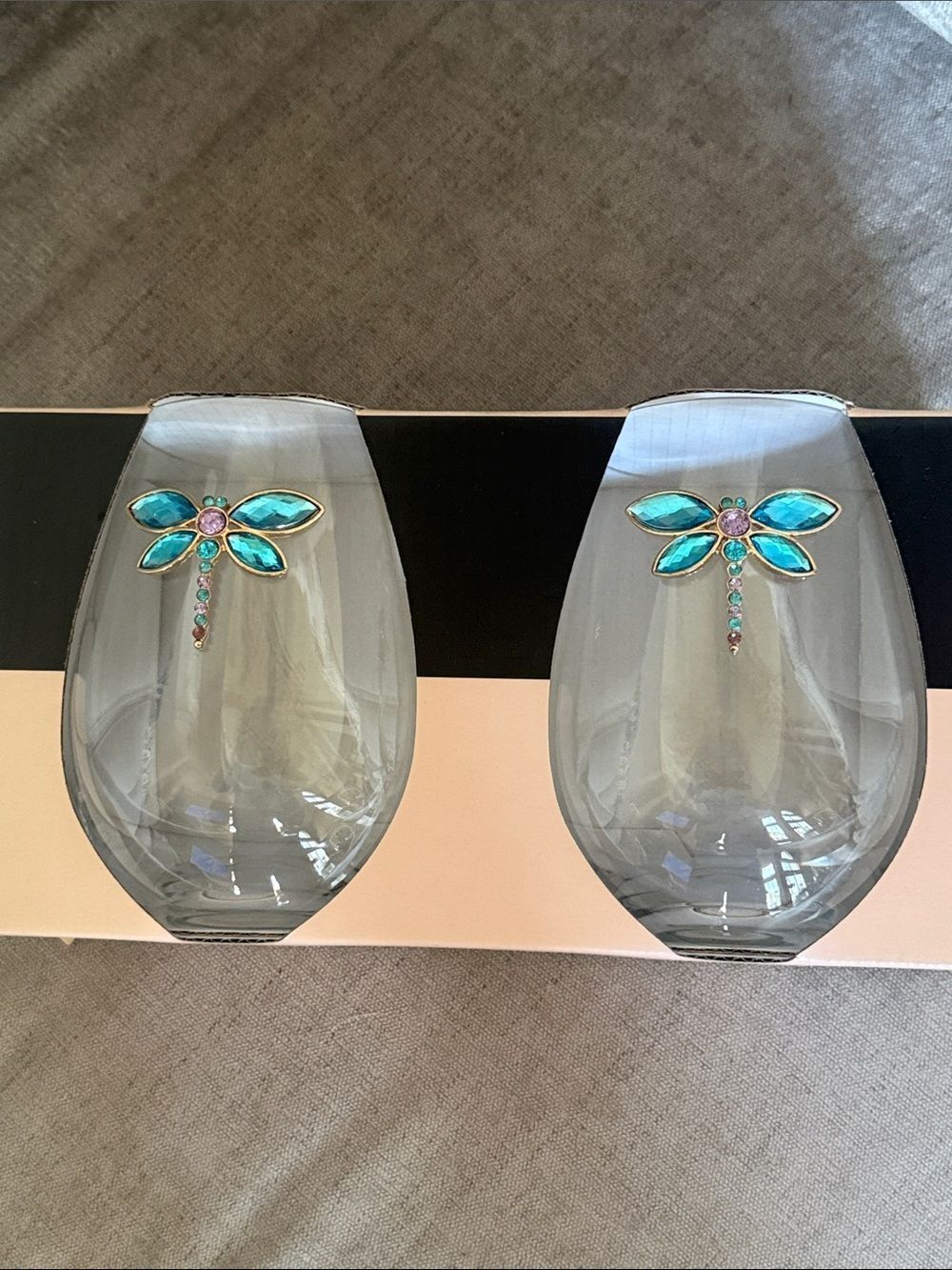 Rachel Zoe 🦋 Butterfly Stemless Wine Glasses!